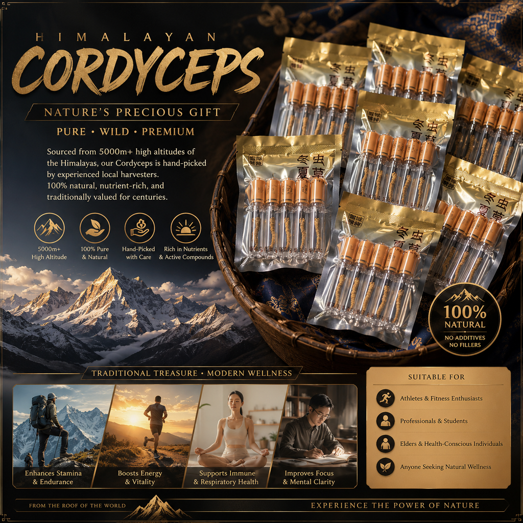 Top Grade Tibetan Cordyceps | Premium Himalayan Wild Source Wholesale