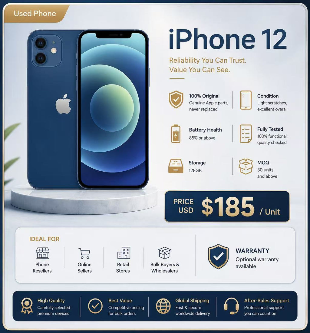 Original Used iPhone 12 | Premium Second-hand Phone Wholesale 📱