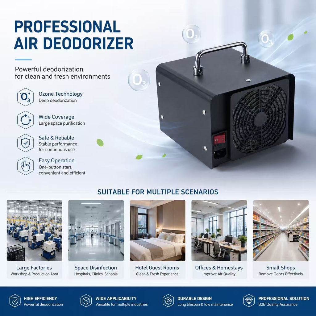 Portable Ozone Deodorizer (2g/h) | Factory Direct Wholesale 🧊💨