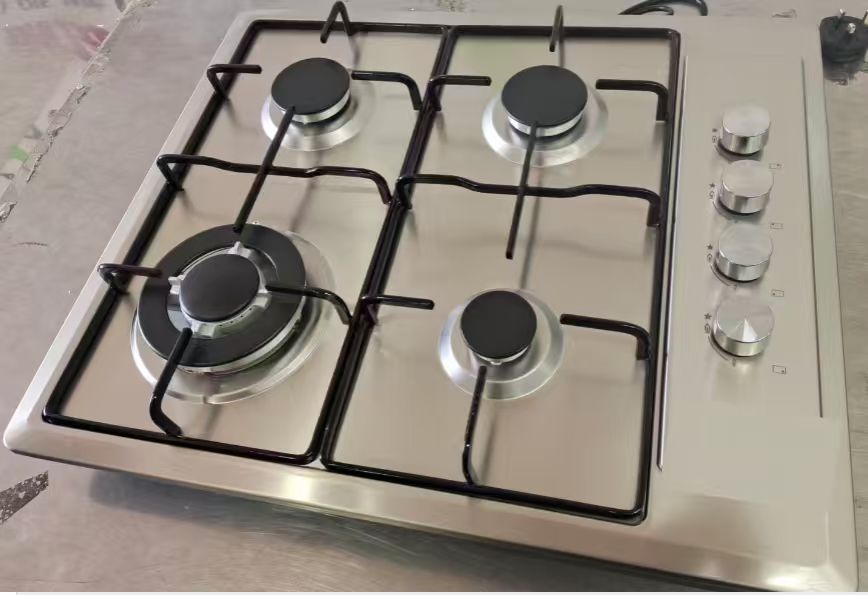 Stainless Steel 4 Burner Built-in Gas Hob | Factory Direct Wholesale 🔥