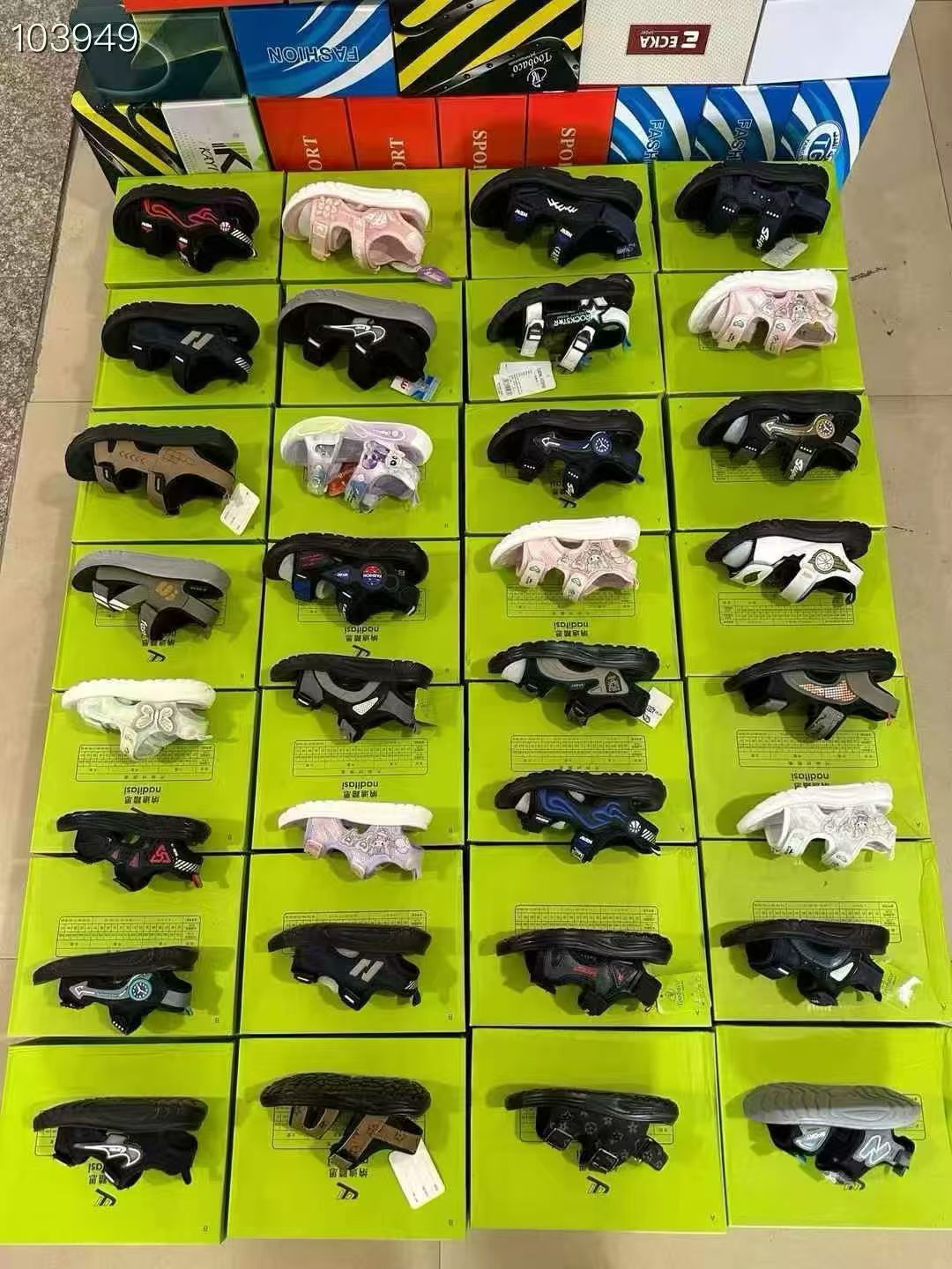 Kids' Assorted Shoes - Bulk Wholesale | Mixed Styles Children Footwear