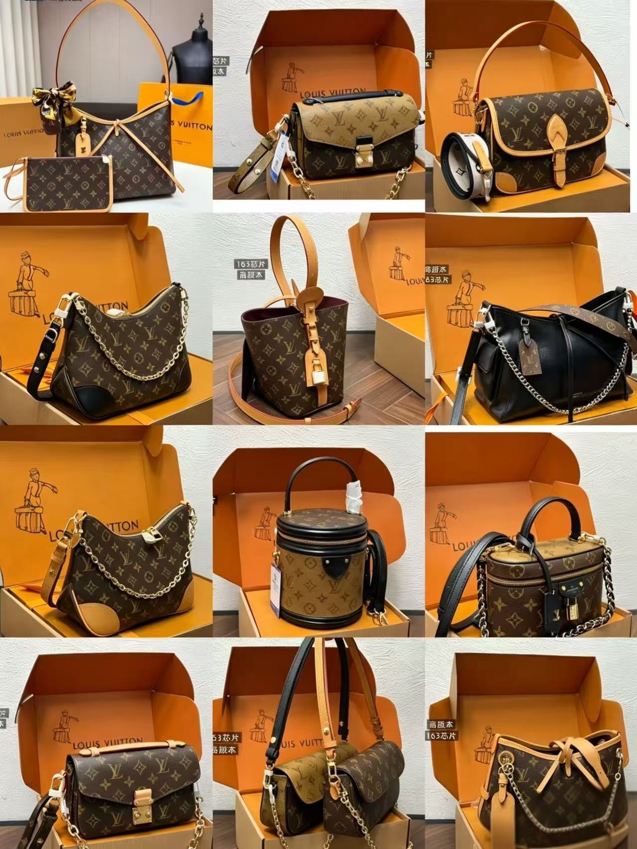 Classic Monogram Designer-Inspired Handbags | Timeless Luxury Style Collection