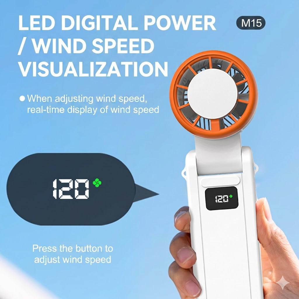 Portable Pocket Fan | Lightweight & Powerful Breeze