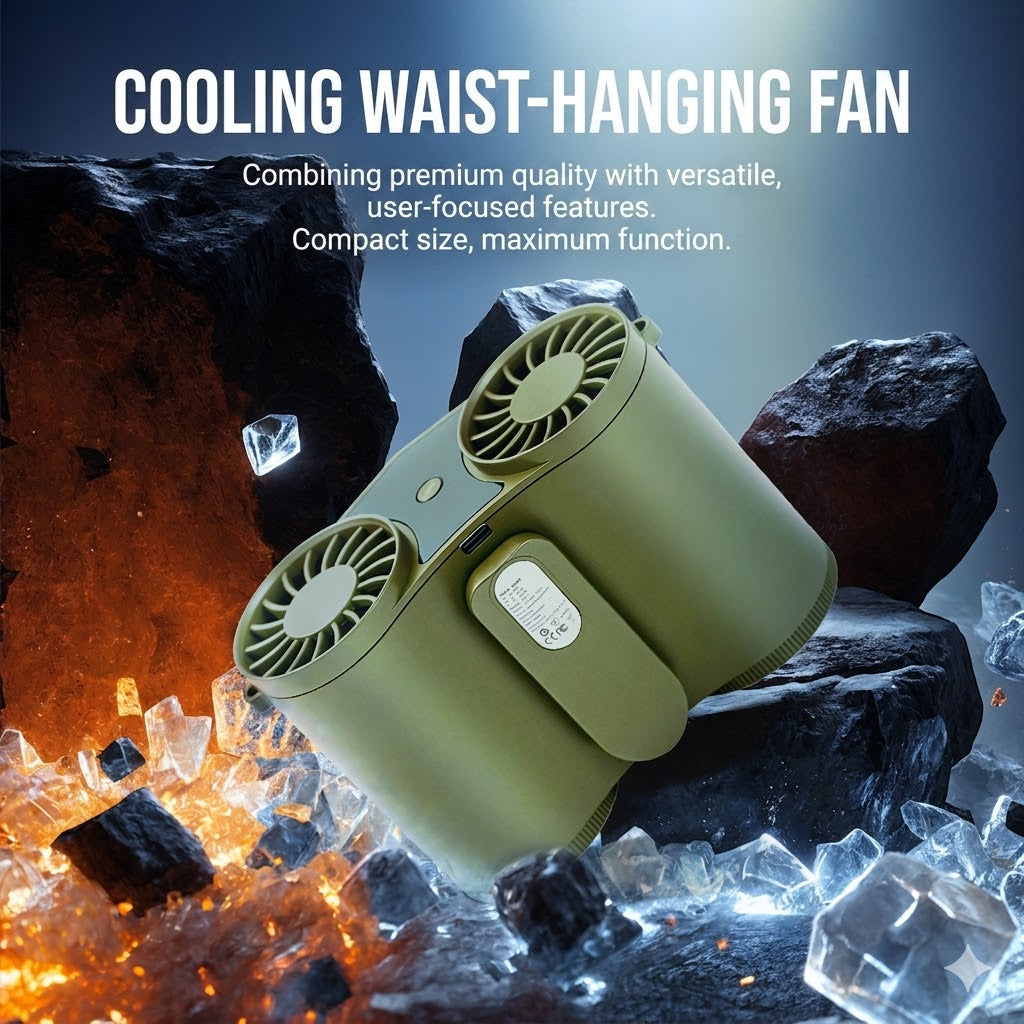 Waist Hanging Fan | Factory Direct Wholesale 🪭