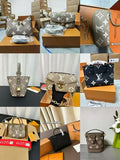 Giant Monogram Designer-Inspired Handbags | Modern Luxury Styles in Neutral Tones