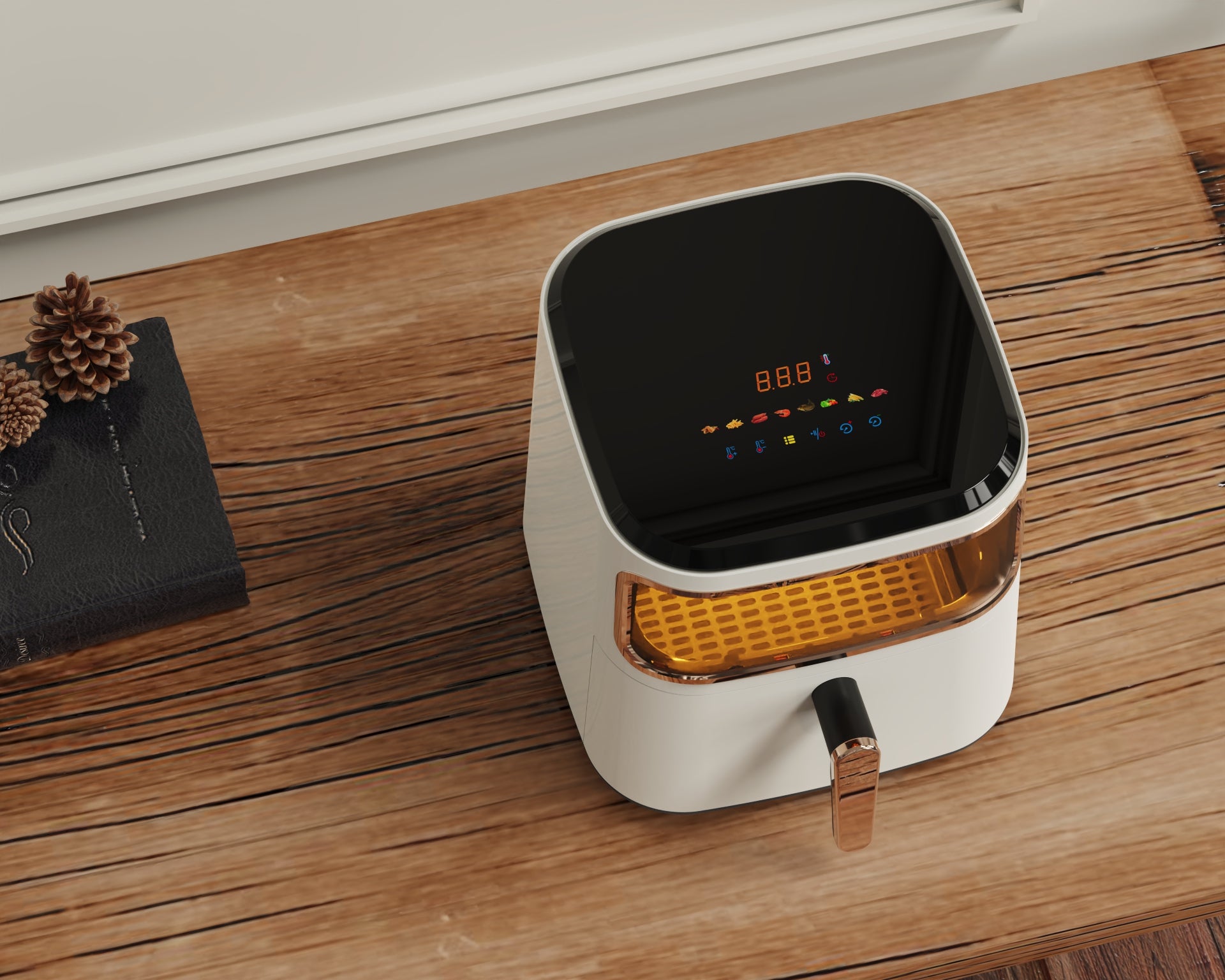 6.5L Air Fryer (Touch Control + Viewing Window)