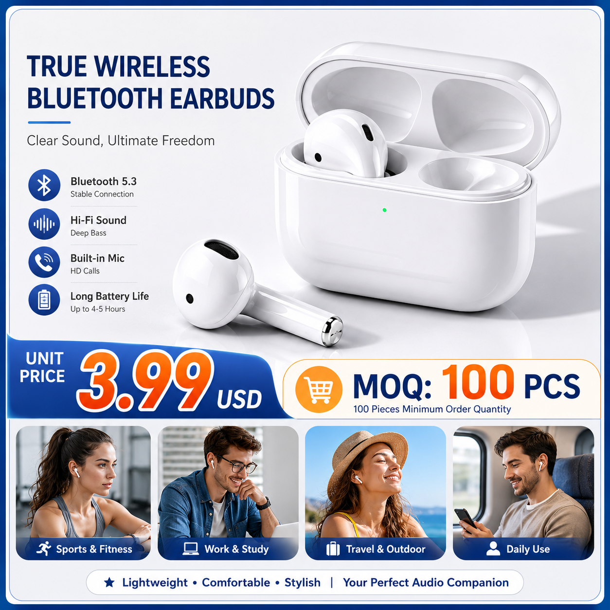 Wireless Bluetooth Earbuds | Factory Direct Wholesale 🎧