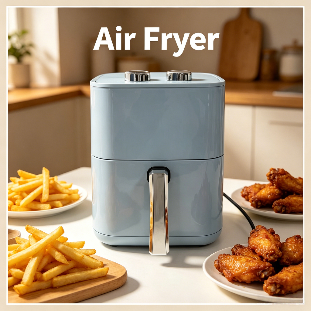 Blue Air Fryer | Stylish Kitchen Appliance Factory Wholesale