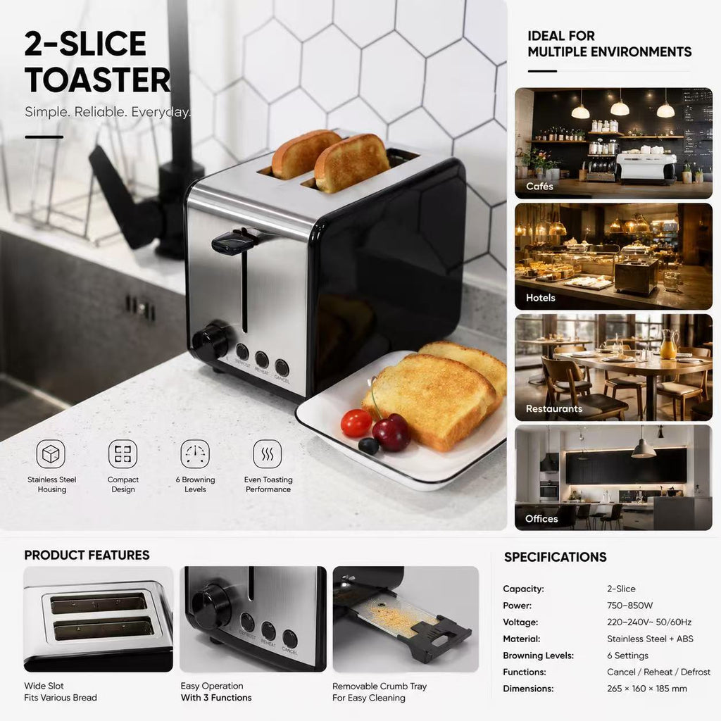 Countertop Automatic Bread Toaster | Factory Direct Wholesale 🍞