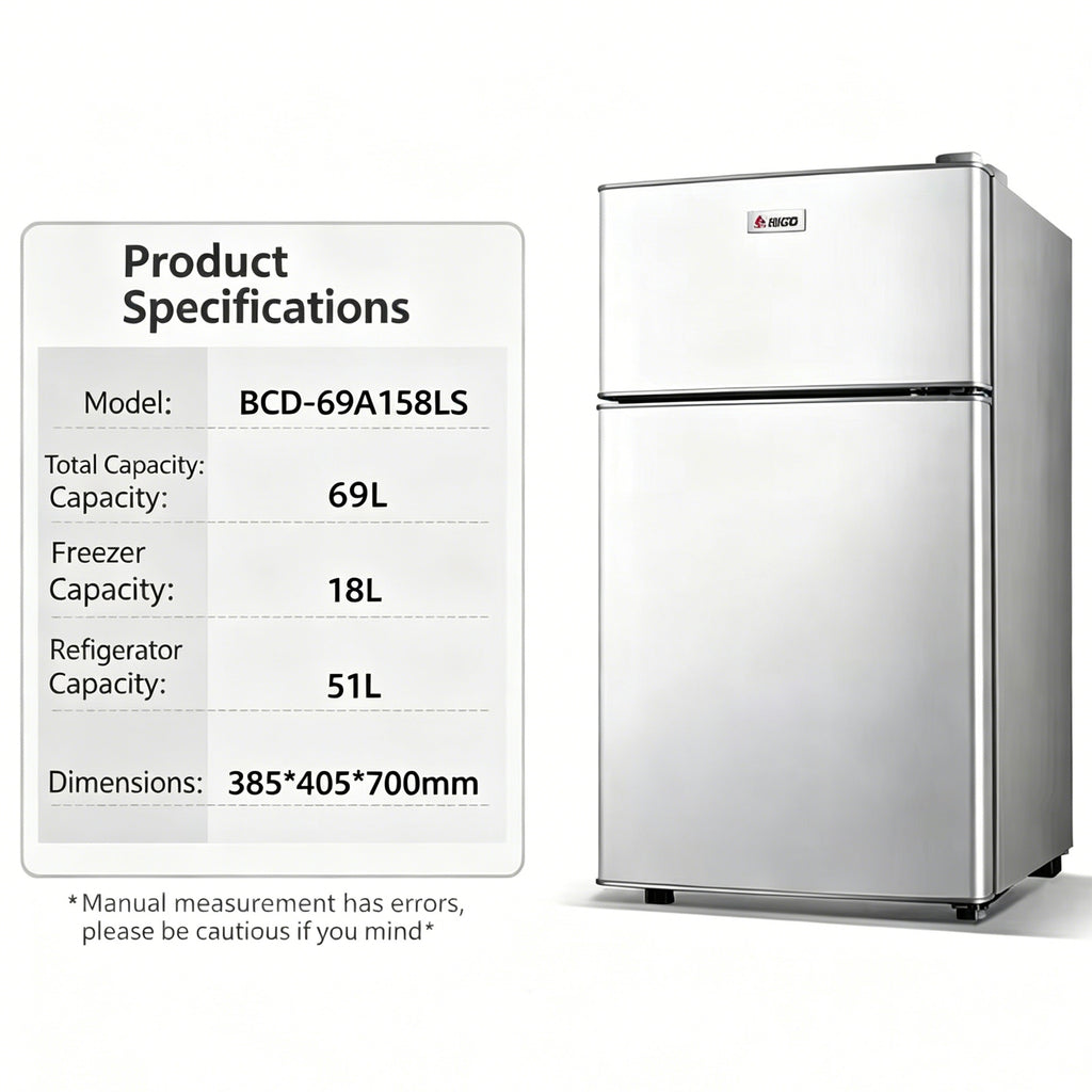 Compact Double Door Mini Refrigerator | Factory Direct Wholesale 🧊